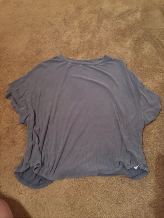 American Eagle Outfitters Tops - AE dusty blue shirt